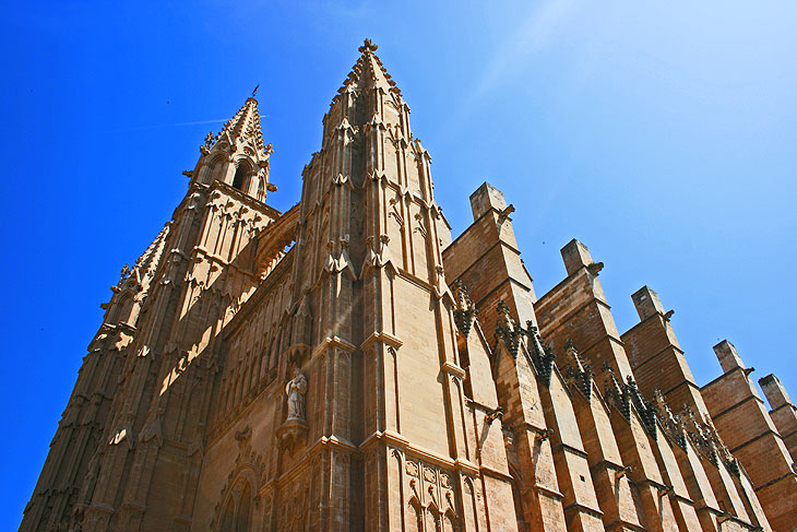 Die imposante Kathedrale La Seu - Sehenswürdigkeit auf Mallorca